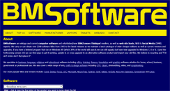 Desktop Screenshot of bmsoftware.com