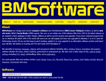 Tablet Screenshot of bmsoftware.com